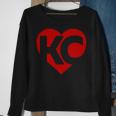 Valentines Day Kansas City Heart I Love Kc Women's Top Sweatshirt Gifts for Old Women