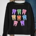 Valentines Dentist Dental Hygienist Tooth Candy Conversation Sweatshirt Gifts for Old Women