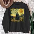 Van Gogh Cat Sweatshirt Geschenke für alte Frauen