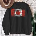 Vancouver Montreal Quebec Canada Flag Sweatshirt Geschenke für alte Frauen