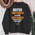 Vater Ehemann Und Gleisbauer Gleisbau Eisenbahn Eisenbahner Sweatshirt Geschenke für alte Frauen