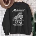 Vateratertag Geschenk Biker Papa Motorrad Spruch Kapuzenjacke Sweatshirt Geschenke für alte Frauen