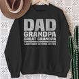 Vatertag 2024 Papa Opa Urgroßvater Sweatshirt Geschenke für alte Frauen