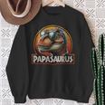 Vatertag Lustiger PapasaurusRex Dinosaurier Papa Familie Sweatshirt Geschenke für alte Frauen