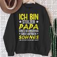 Vatertag Stolzer-Papa -Om Großartigen Sohn Bekommen Sweatshirt Geschenke für alte Frauen