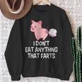 Vegan I Don't Eat Anything That Farts Pro Vegan Sweatshirt Gifts for Old Women