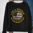 I Am A Veteran My Oath Never Expires Veterans Sweatshirt Gifts for Old Women