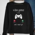 Video Games Are Calling And I Must Go Gaming Gamer Sweatshirt Gifts for Old Women