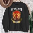 Vietnam Vietnamese Pride Flag Dna Family Sweatshirt Gifts for Old Women