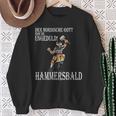 Viking Nordic God Of Impatience Hammersbald Fighter Sweatshirt Geschenke für alte Frauen