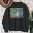 Vincent Van Hog's Irises And Also A Hedgehog Graphic Sweatshirt Gifts for Old Women