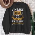 Vintage 1954 Made In 1954 70 Years Old 70Th Birthday Sweatshirt Gifts for Old Women