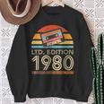 Vintage 1980 Birthday Sweatshirt Gifts for Old Women