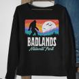 Vintage Badlands National Park Bigfoot Dakota Mountains Sweatshirt Gifts for Old Women