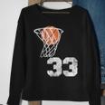 Vintage Basketball Jersey Number 33 Player Number Sweatshirt Gifts for Old Women