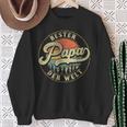 Vintage Bester Papa Der Welt Father's Day For Dad S Sweatshirt Geschenke für alte Frauen