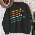 Vintage Dnd Dice Gamer Sweatshirt Gifts for Old Women