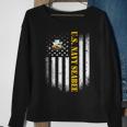 Vintage Flag American Us Navy Seabee Logo Eagle Dad Sweatshirt Gifts for Old Women