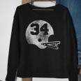 Vintage Football Jersey Number 34 Player Number Sweatshirt Gifts for Old Women