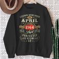 Vintage Made In April 1964 60Th Birthday 60 Year Old Sweatshirt Gifts for Old Women