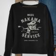 Vintage Megs Nakama Gas Station Reversed Clay Attendant Sweatshirt Gifts for Old Women