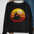 Vintage Motorcycle Riding Bike Retro Motorbike Old Biker Sweatshirt Gifts for Old Women