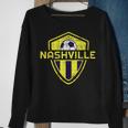 Vintage Nashville Tennessee Tn Blue And Yellow er Sweatshirt Gifts for Old Women