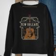 Vintage New Orleans Country Music Guitar Player Souvenirs Sweatshirt Gifts for Old Women