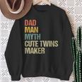 Vintage Papa Der Mann Mythos Zwilling Maker Lustigatertag Sweatshirt Geschenke für alte Frauen