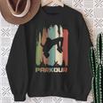 Vintage Parkour Freerunner Retro Parkour Runner Sweatshirt Geschenke für alte Frauen