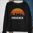 Vintage Phoenix Arizona Cityscape Retro Graphic Sweatshirt Gifts for Old Women