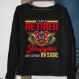 Vintage I Am Retired Firefighter And I Love My New Schedule Sweatshirt Gifts for Old Women