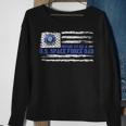 Vintage Usa American Flag Proud To Be A Us Space Force Dad Sweatshirt Gifts for Old Women