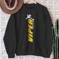 Viper Kampfjet Motiv Sweatshirt für Herren in Schwarz, Luftfahrt Design Geschenke für alte Frauen