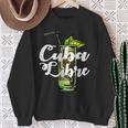 Viva Libre Cocktail Cuba Sweatshirt Geschenke für alte Frauen