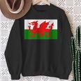 Wales Cymru 2021 Flag Love Soccer Football Fans Or Support Sweatshirt Gifts for Old Women