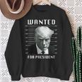 Wanted Trump For President Trump Shot Never Surrender Sweatshirt Gifts for Old Women