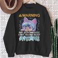 Warning May Spontaneously Talk About Anime N Manga Girl Sweatshirt Gifts for Old Women