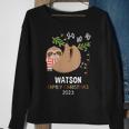 Watson Family Name Watson Family Christmas Sweatshirt Gifts for Old Women