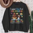 I Wear Blue For My Cousin Autism Accept Understand Love Hope Sweatshirt Gifts for Old Women