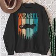 Weasel Retro Vintage Sweatshirt Gifts for Old Women