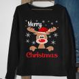 Weihnachts Rentier Weihnachtsmütze Merry Christmas Sweatshirt Geschenke für alte Frauen