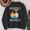 Weirdo With A Beardo Bearded Dragon Beardie Lover Sweatshirt Gifts for Old Women