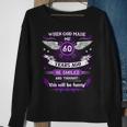 When God Made Me 60 Years Ago 60 Birthday Sweatshirt Gifts for Old Women