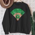 Who's On First Baseball Game Play Sport Fan Playing Sweatshirt Gifts for Old Women