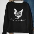 Wicked Chickends Lay Deviled Eggs Sweatshirt Gifts for Old Women
