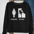 Your Wife My Wife Rock Climbing Sweatshirt Gifts for Old Women