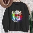 Wine Lover Drinkers Graphic Paint And Sip Party Drinking Sweatshirt Gifts for Old Women