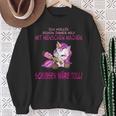 Witziges Einhorn Sweatshirt: Toll Menschenschubsen, Ideal für Einhornfans Geschenke für alte Frauen
