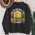 Wo Ich Geh & Steh Bierliebhaber & Biertrinker Sweatshirt Geschenke für alte Frauen